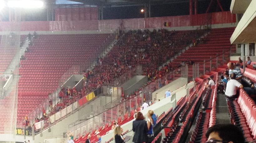 Ένταση μεταξύ Ελλήνων και Βέλγων οπαδών